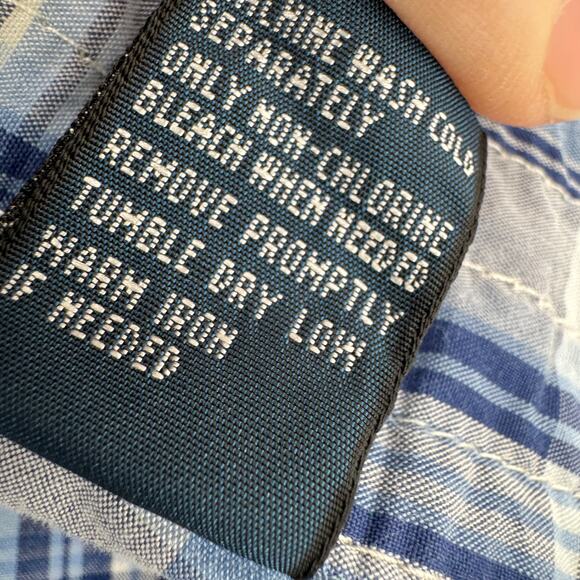 Polo Ralph Lauren Shorts Mens 36 (36x9 ACTUAL) Blue Plaid Board Short Vintage - Picture 9 of 11